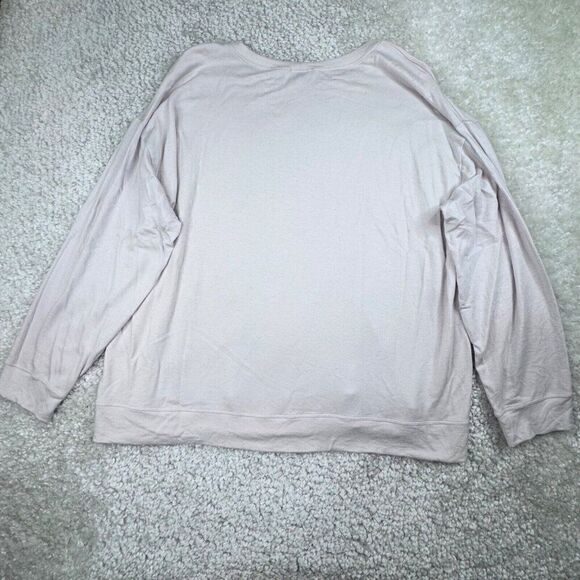 Eileen Fisher Tencel Soft Stretch Pullover Sweatshirt Lilac - Picture 2 of 6